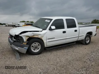 2002 GMC Sierra 2500HD SLE with VIN 1GTHC23U82F250056, listed as a Copart auction lot 51668204 with 234,648 mi miles and Salvage title. Bid and sale history available at DreamBid. Image 1.