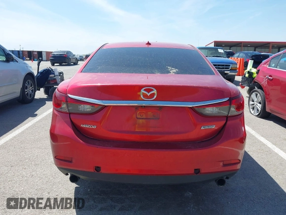 2015 Mazda 6 i Touring with VIN JM1GJ1V58F1185486, listed as a IAAI auction lot 42053968 with 239,811 mi miles and . Bid and sale history available at carsss.com. Image 16.