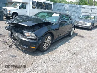 2012 Ford Mustang V6 with VIN 1ZVBP8EM9C5220207, listed as a IAAI auction lot 42484243 with 93,037 mi miles and . Bid and sale history available at DreamBid. Image 2.