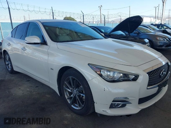 2017 Infiniti Q50 Signature Edition with VIN JN1EV7AP7HM743919, listed as a IAAI auction lot 41664683 with 86,460 mi miles and . Bid and sale history available at DreamBid. Image 1.