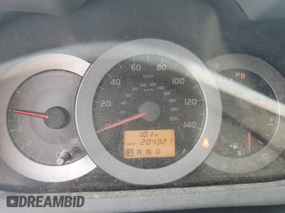 2010 Toyota RAV4 with VIN JTMZF4DV4AD025304, listed as a Copart auction lot 63291035 with 204,321 mi miles and Salvage title. Bid and sale history available at DreamBid. Image 9.