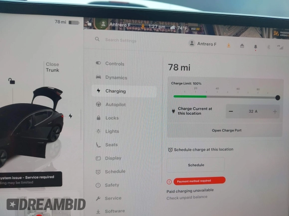2023 Tesla Model 3 z VIN 5YJ3E1EAXPF604916, wystawiony jako IAAI lot #42461640 z przebiegiem 28 123 mil mil oraz . Historia ofert i sprzedaży dostępna na DreamBid. Obrazek 18.