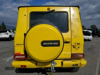 2015 Mercedes-Benz G-Class G 63 AMG with VIN WDCYC7DF1FX236619, listed as a Copart auction lot 44829485 with 120,469 mi miles and Salvage Title. Bid and sale history available at carsss.com. Image 6.
