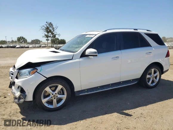 2018 Mercedes-Benz GLE 350 z VIN 4JGDA5JB2JB064487, wystawiony jako Copart lot #57263315 z przebiegiem 36 313 mil mil oraz Szkoda całkowita • Salvage title. Historia ofert i sprzedaży dostępna na DreamBid. Obrazek 1.