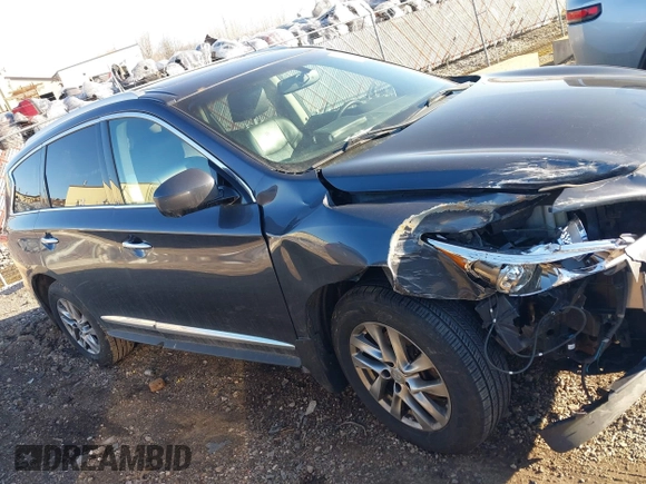 2013 Infiniti JX35 с VIN 5N1AL0MM5DC340124, выставлен на аукционе IAAI как лот 41751650 с пробегом 129 735 миль миль и . История ставок и продаж доступна на DreamBid. Изображение 13.