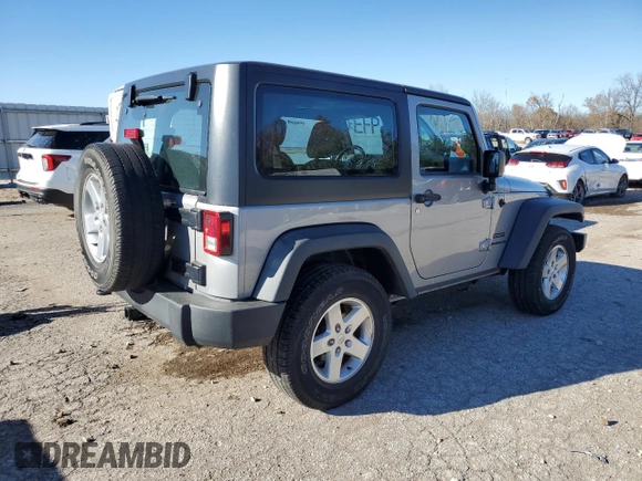 2015 Jeep Wrangler Sport with VIN 1C4AJWAG8FL540932, listed as a Copart auction lot 81637864 with 65,183 mi miles and Clean title. Bid and sale history available at DreamBid. Image 3.