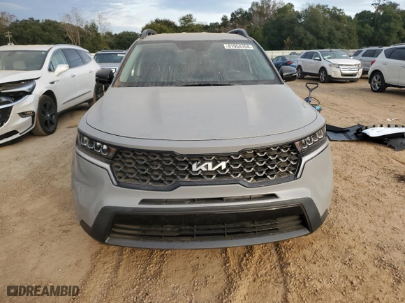 2022 Kia Sorento X-Line S with VIN 5XYRLDLC0NG117607, listed as a Copart auction lot 81954704 with 42,401 mi miles and Salvage Title. Bid and sale history available at carsss.com. Image 5.