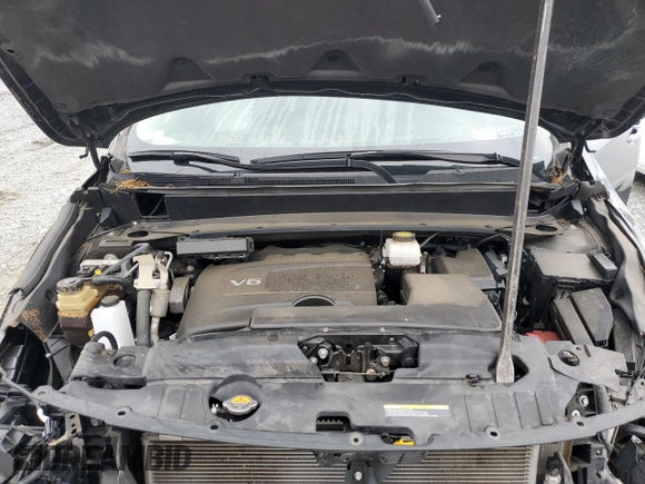 2019 Nissan Pathfinder Platinum with VIN 5N1DR2MM6KC651274, listed as a Copart auction lot 52737215 with 37,459 mi miles and Salvage title. Bid and sale history available at DreamBid. Image 12.