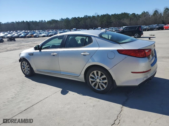 2014 Kia Optima EX with VIN 5XXGN4A71EG275918, listed as a Copart auction lot 45342385 with 143,421 mi miles and Salvage Title. Bid and sale history available at carsss.com. Image 2.