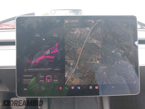 2021 Tesla Model 3 Standard Range Plus z VIN 5YJ3E1EA3MF060027, wystawiony jako IAAI lot #42319107 z przebiegiem 44 339 mil mil oraz . Historia ofert i sprzedaży dostępna na DreamBid. Obrazek 17.
