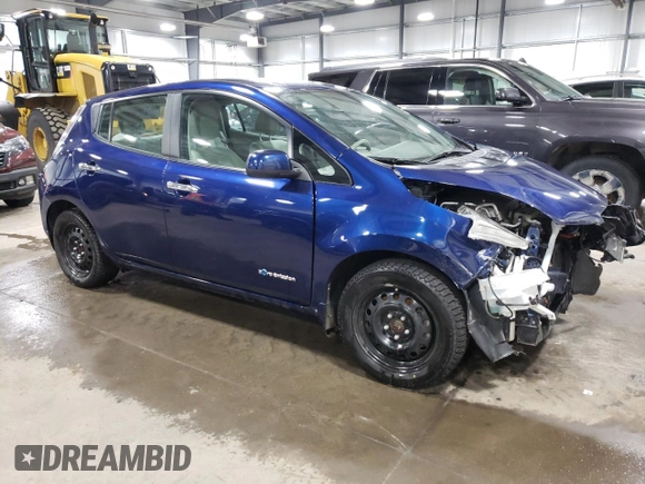 2016 Nissan LEAF S with VIN 1N4BZ0CP5GC308626, listed as a Copart auction lot 42102433 with 65,657 mi miles. Bid and sale history available at carsss.com. Image 4.
