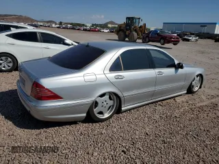 2002 Mercedes-Benz S 5.0L with VIN WDBNG75J12A276579, listed as a Copart auction lot 69104334 with Not Provided miles and Clean Title. Bid and sale history available at carsss.com. Image 3.