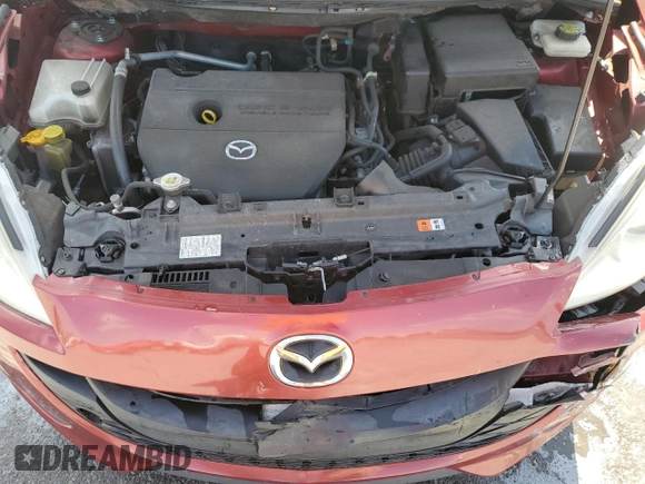 2015 Mazda 5 Sport with VIN JM1CW2BL5F0185881, listed as a Copart auction lot 53621165 with 163,762 mi miles and Salvage Title. Bid and sale history available at carsss.com. Image 12.