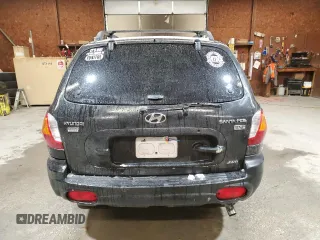 2004 Hyundai Santa Fe GLS with VIN KM8SC73E74U597688, listed as a Copart auction lot 44570985 with 213,584 mi miles and Salvage Title. Bid and sale history available at carsss.com. Image 6.