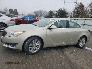 2015 Buick Regal Premium II with VIN 2G4GR5GX0F9209818, listed as a Copart auction lot 81962874 with 96,403 mi miles and Salvage Title. Bid and sale history available at carsss.com. Image 1.