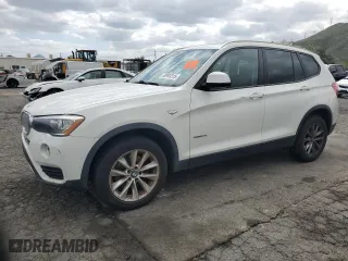 2017 BMW X3 sDrive28i with VIN 5UXWZ7C35H0X41995, listed as a Copart auction lot 50993315 with 104,319 mi miles and Clean Title. Bid and sale history available at carsss.com. Image 1.