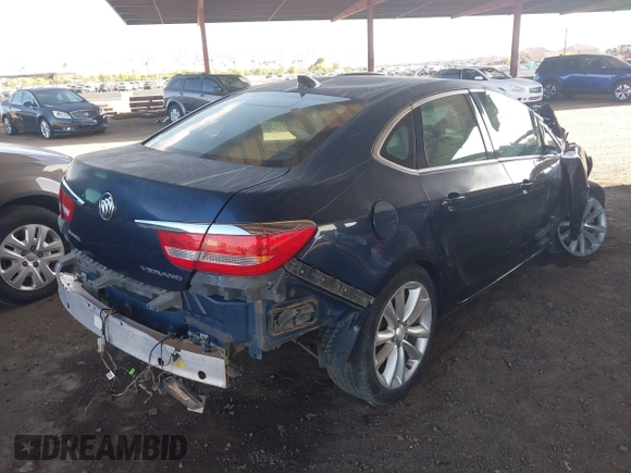 2015 Buick Verano Convenience Group with VIN 1G4PR5SKXF4212496, listed as a IAAI auction lot 42057801 with 279,039 mi miles. Bid and sale history available at carsss.com. Image 4.