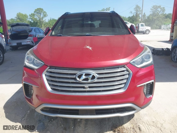 2017 Hyundai Santa Fe Limited Ultimate with VIN KM8SRDHF0HU252796, listed as a IAAI auction lot 42019749 with 122,066 mi miles. Bid and sale history available at carsss.com. Image 6.