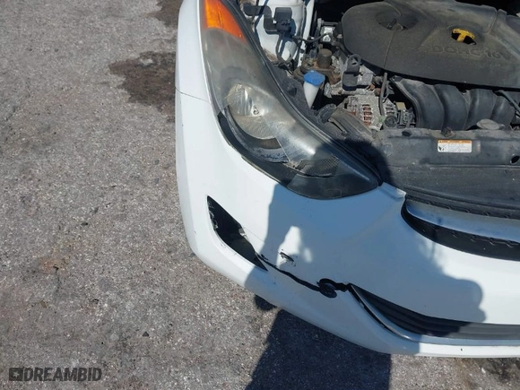 2012 Hyundai Elantra Limited with VIN 5NPDH4AE0CH125485, listed as a IAAI auction lot 42035576 with 156,699 mi miles. Bid and sale history available at carsss.com. Image 6.