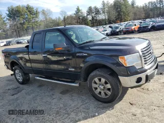 2012 Ford F-150 XL with VIN 1FTFX1ET3CFA77722, listed as a Copart auction lot 50467235 with 130,642 mi miles and Clean Title. Bid and sale history available at carsss.com. Image 4.