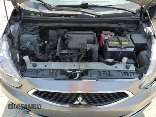 2019 Mitsubishi Mirage ES z VIN ML32A3HJ3KH005396, wystawiony jako Copart lot #59744395 z przebiegiem 88 848 mil mil oraz Szkoda całkowita • Salvage title. Historia ofert i sprzedaży dostępna na DreamBid. Obrazek 11.