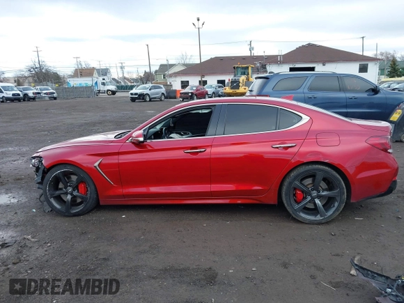 2019 Genesis G70 Advanced with VIN KMTG34LE7KU017931, listed as a IAAI auction lot 41863853 with 34,214 mi miles and . Bid and sale history available at DreamBid. Image 14.
