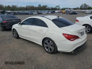 2014 Mercedes-Benz CLA 250 with VIN WDDSJ4EB6EN058556, listed as a Copart auction lot 54041575 with 91,507 mi miles and Salvage title. Bid and sale history available at DreamBid. Image 2.