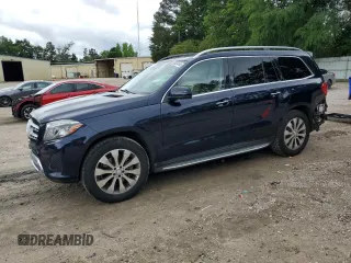 2017 Mercedes-Benz GLS 450 with VIN 4JGDF6EE0HA786200, listed as a Copart auction lot 59059465 with 151,829 mi miles and Salvage title. Bid and sale history available at DreamBid. Image 1.