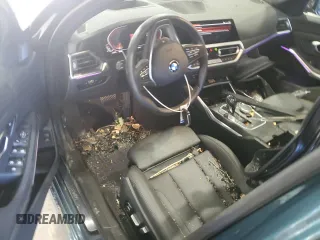 2021 BMW 3 Series 330i xDrive with VIN WBA5R7C01MFK86974, listed as a Copart auction lot 69995894 with 28,926 mi miles and Salvage Title. Bid and sale history available at carsss.com. Image 8.