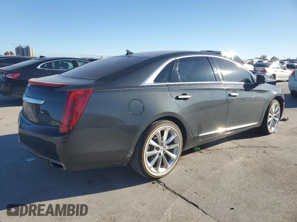 2014 Cadillac XTS Luxury with VIN 2G61M5S32E9291663, listed as a Copart auction lot 50421035 with 34,051 mi miles and Salvage title. Bid and sale history available at DreamBid. Image 3.