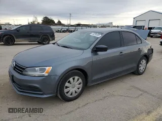 2015 Volkswagen Jetta S with VIN 3VW1K7AJ1FM269061, listed as a Copart auction lot 44226555 with 96,651 mi miles and Salvage title. Bid and sale history available at DreamBid. Image 1.