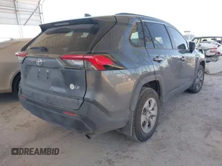 2019 Toyota RAV4 LE with VIN JTMH1RFV4KD037099, listed as a IAAI auction lot 41719515 with 56,882 mi miles. Bid and sale history available at carsss.com. Image 4.