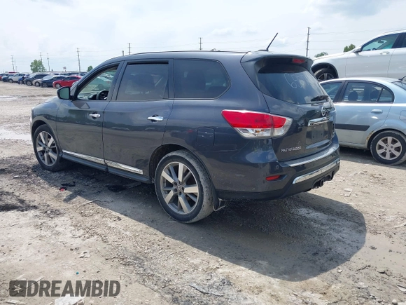2014 Nissan Pathfinder S with VIN 5N1AR2MM5EC650785, listed as a IAAI auction lot 42209208 with 149,599 mi miles and . Bid and sale history available at DreamBid. Image 3.