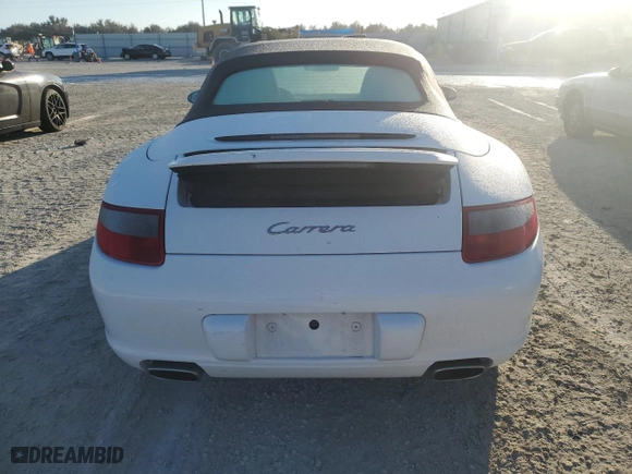 2007 Porsche 911 Carrera with VIN WP0CA29937S765208, listed as a Copart auction lot 77421894 with 43120 miles and Salvage Title. Bid and sale history available at carsss.com. Image 6.