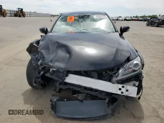 2012 Lexus IS 350 with VIN JTHBE5C21C5029923, listed as a Copart auction lot 54266105 with 209,009 mi miles and Salvage title. Bid and sale history available at DreamBid. Image 5.