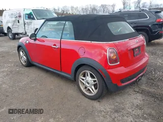 2010 MINI Convertible S with VIN WMWMS3C58ATY09229, listed as a IAAI auction lot 42055305 with 142,396 mi miles and . Bid and sale history available at DreamBid. Image 3.