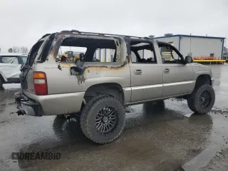 2002 GMC Yukon XL SLT with VIN 3GKEC16Z22G198396, listed as a Copart auction lot 45027875 with 0 mi miles and Salvage Title. Bid and sale history available at carsss.com. Image 3.