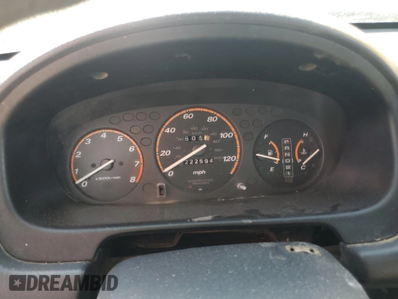 2001 Honda CR-V LX with VIN JHLRD18451C020742, listed as a Copart auction lot 50718225 with 222,594 mi miles and Salvage Title. Bid and sale history available at carsss.com. Image 9.
