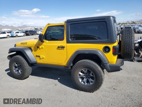 2021 Jeep Wrangler Sport with VIN 1C4GJXAG1MW631732, listed as a Copart auction lot 76422494 with 14,062 mi miles and Salvage Title. Bid and sale history available at DreamBid. Image 2.