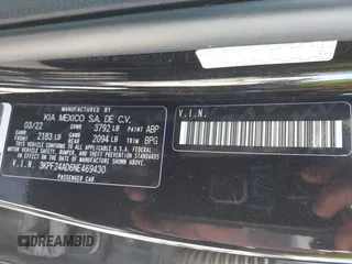 2022 Kia Forte LXS z VIN 3KPF24AD6NE469430, wystawiony jako IAAI lot #41969366 z przebiegiem 100 526 mil mil oraz . Historia ofert i sprzedaży dostępna na DreamBid. Obrazek 9.