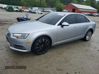2017 Audi A4 Premium with VIN WAUANAF43HN001435, listed as a Copart auction lot 57057355 with 99,480 mi miles and Salvage title. Bid and sale history available at DreamBid. Image 1.