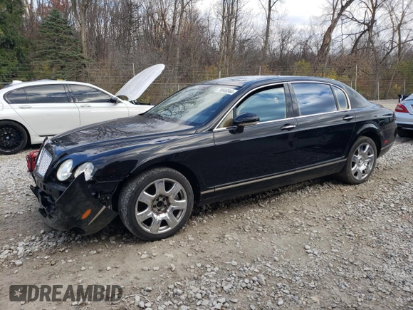 2008 Bentley Flying Spur with VIN SCBBR93W48C054384, listed as a Copart auction lot 79946844 with 43,759 mi miles and Salvage Title. Bid and sale history available at DreamBid. Image 1.