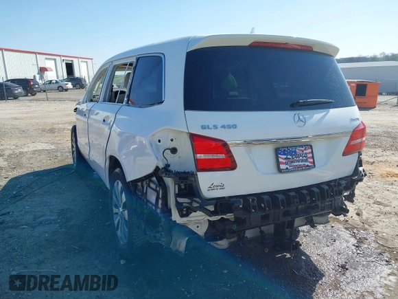 2017 Mercedes-Benz GLS 450 with VIN 4JGDF6EEXHA830879, listed as a IAAI auction lot 41777956 with 96,389 mi miles and . Bid and sale history available at DreamBid. Image 3.