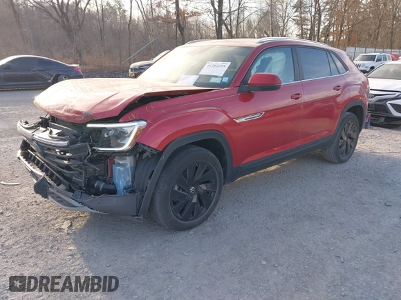 2024 Volkswagen Atlas SE with VIN 1V2KE2CA3RC222942, listed as a IAAI auction lot 41282255 with 16,001 mi miles and . Bid and sale history available at DreamBid. Image 17.