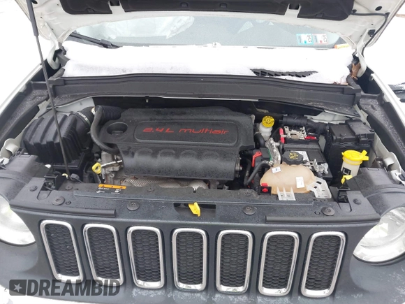 2016 Jeep Renegade Sport with VIN ZACCJBAT0GPD05985, listed as a IAAI auction lot 41564300 with 31,707 mi miles and . Bid and sale history available at DreamBid. Image 10.