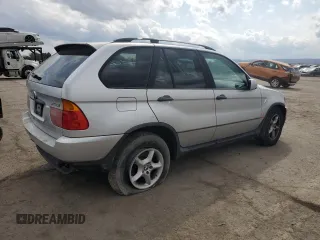 2001 BMW X5 3.0i with VIN WBAFA53561LM75340, listed as a Copart auction lot 51301545 with 0 mi miles and Salvage Title. Bid and sale history available at carsss.com. Image 3.