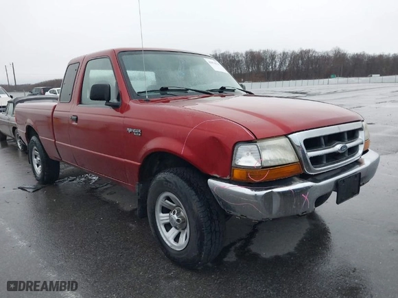1999 Ford Ranger XL with VIN 1FTYR14C9XTA79213, listed as a IAAI auction lot 41876170 with 203,232 mi miles. Bid and sale history available at carsss.com. Image 6.