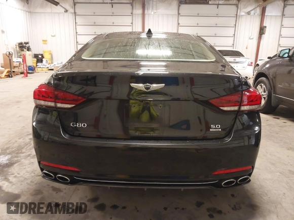 2018 Genesis G80 Ultimate with VIN KMHGN4JF2JU265826, listed as a IAAI auction lot 41749930 with 38,171 mi miles and . Bid and sale history available at carsss.com. Image 17.