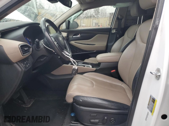 2019 Hyundai Santa Fe Ultimate with VIN 5NMS5CAA4KH019382, listed as a Copart auction lot 44592955 with 120,797 mi miles and Salvage Title. Bid and sale history available at carsss.com. Image 7.