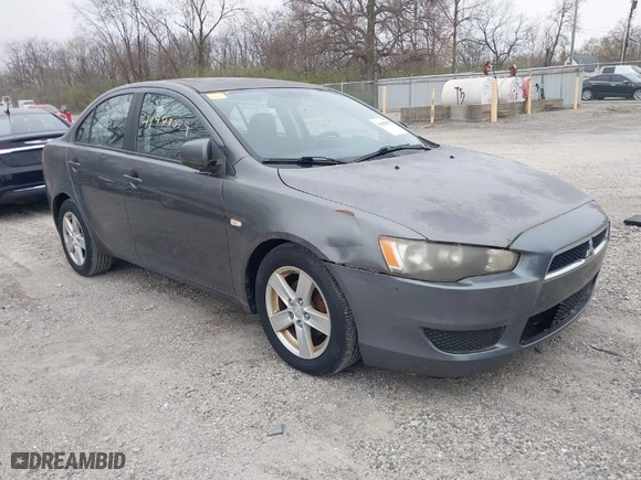 2008 Mitsubishi Lancer DE with VIN JA3AU26U48U012900, listed as a IAAI auction lot 41988059 with 216,797 mi miles. Bid and sale history available at carsss.com. Image 1.